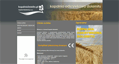 Desktop Screenshot of kopalniaimielin.pl