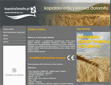 Tablet Screenshot of kopalniaimielin.pl